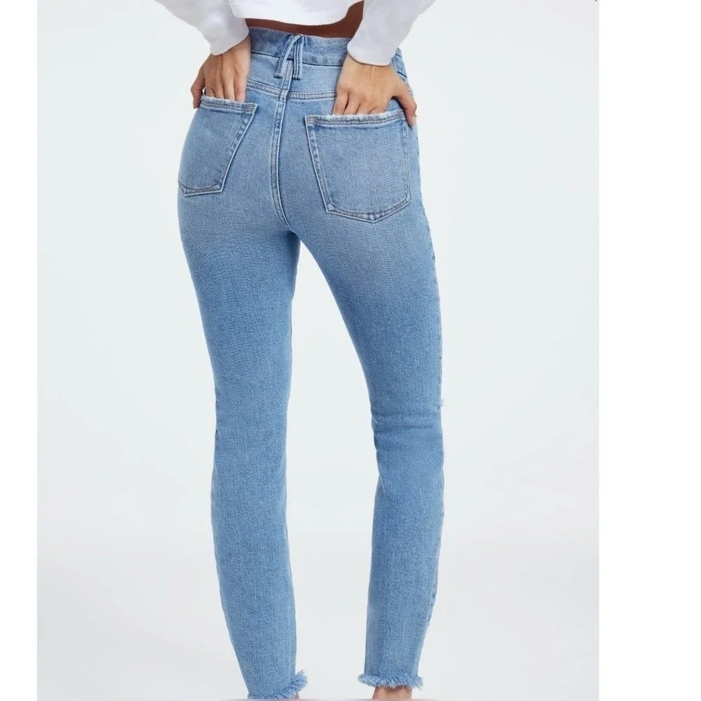 NWT Good‎ AmericanGOOD CLASSIC raw hem size 14 - Picture 11 of 14